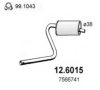 INNOC 7566741 Middle Silencer